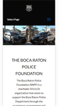 Mobile Screenshot of bocaratonpolicefoundation.org